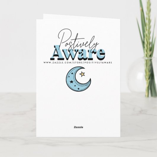 Je liefde en helende vibes sturen kaart (Achterkant)