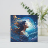 Je liefde en helende vibes sturen kaart (Staand voorkant)