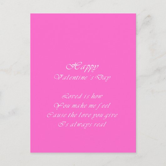 je liefde is echte Valentijnsdag Feestdagenkaart (Voorkant)