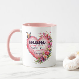 Je liefde maakt mijn hart tot bloei mok