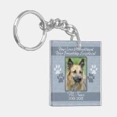 Je liefde onvoorwaardelijk sympathie voor gezelsch sleutelhanger (Voorkant Links)