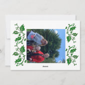 Je liefde sturen deze kerst... met foto feestdagenkaart (Achterkant)