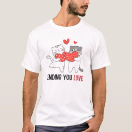Je liefde sturen | Fijne Valentijnsdag, schattige  T-shirt