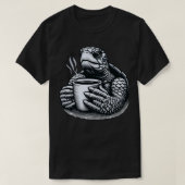 Je liefde voor zowel schildpadden als koffie hierm t-shirt (Design voorkant)