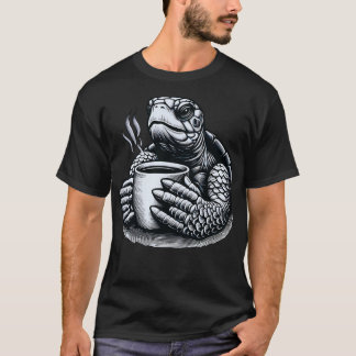 Je liefde voor zowel schildpadden als koffie hierm t-shirt