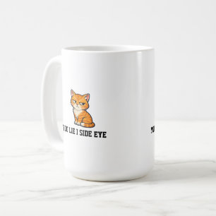 Je Lieg Ik Geef Je De Schele Blik Boze Oranje Tabb Koffiemok