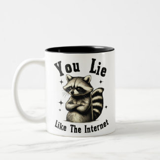 Je liegt als het internet - Funny Coffee Mok