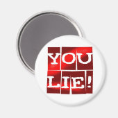 Je liegt magneet (Voorkant / Achterkant)