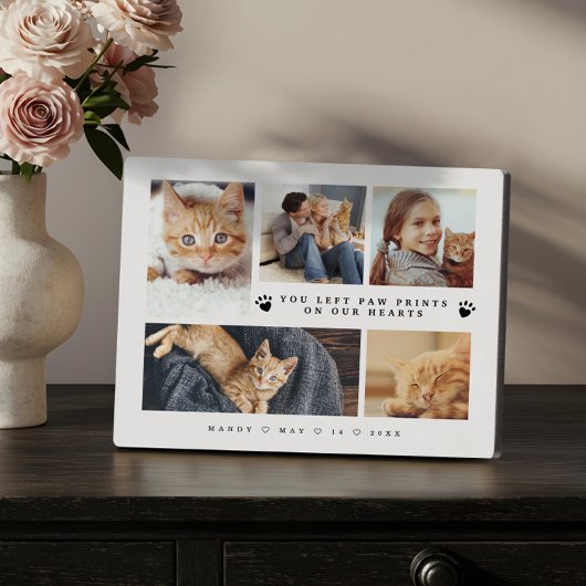 Je Liet Pootafdrukken Na Op Onze Harten Foto Colla Fotoplaat