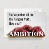 Je lijkt geen ambitie te hebben in het leven briefkaart (Voorkant / Achterkant)