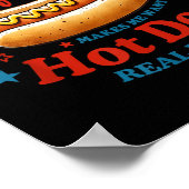 Je Lijkt Op De 4e Juli Hotdog Poster (Hoek)