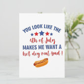 Je Lijkt Op De 4e Juli Maakt Me Kaart (Staand voorkant)