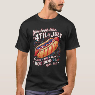 Je lijkt op de 4th of July Patriotic America Fi T-shirt