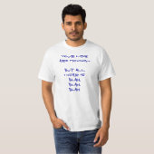 Je lippen bewegen... maar ik hoor alleen maar een t-shirt (Voorkant volledig)