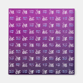 Je Logo | 2 Geüploade Afbeeldingen of Bedrijfslogo Magneet (Voorkant)