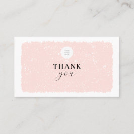 Je Logo bedankt voor je aankoop Visitekaartje