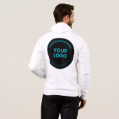 Je Logo | Bewerkbare Zakelijke Naam & Website Hoodie (Achterkant volledig)