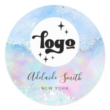 je logo faux glitter
