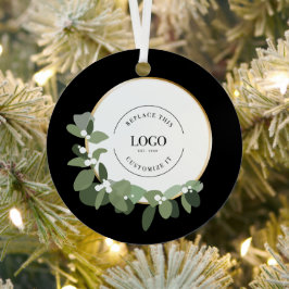 Je logo gaat hier naar Vakantiedagen Modern Wreate Metalen Ornament