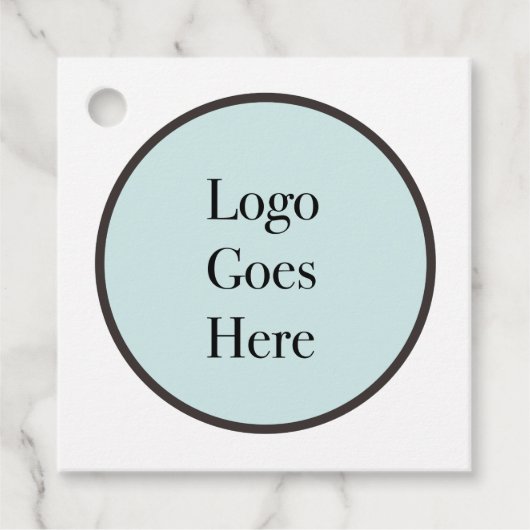 Je Logo gaat hier op maat Bedankjes Labels (Voorkant)