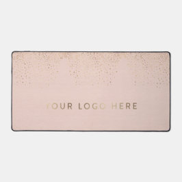 Je Logo goudbruine vetrijke eenvoudige moderne emi Bureaumat