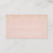 Je Logo goudbruine vetrijke eenvoudige moderne emi Visitekaartje (Achterkant)