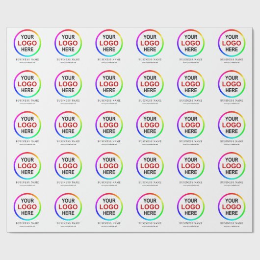 "je logo hier" cadeaupapier (Vlak)