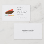 Je logo hier is een moderne aangepast professional visitekaartje (Voorkant / Achterkant)