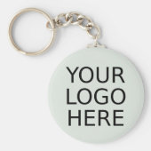 Je Logo hier op maat Sleutelhanger (Voorkant)