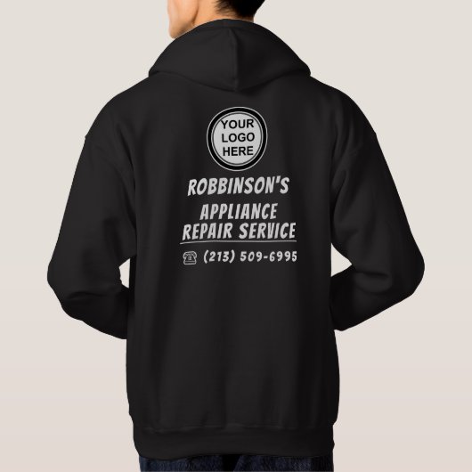 Je logo hier Service-object met speciale vermeldin Hoodie (Achterkant)