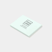Je logo hier wit eenvoudig minimaal gele lijnen c post-it® notes (Schuin)