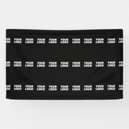Je Logo | Horizontaal Geplaatste Streep Patroon  Spandoek