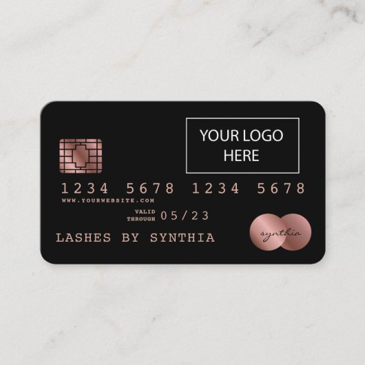 Je Logo-Kaart toevoegen Visitekaartje (Voorkant)