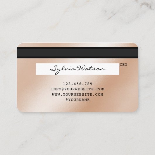 Je Logo-Kaart toevoegen Visitekaartje (Achterkant)