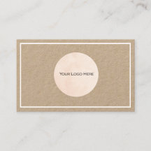 Je Logo Kraft White Border Custom