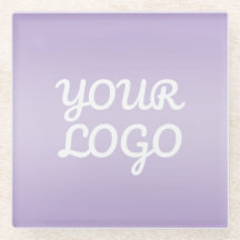 Je Logo & Modern Eenvoudige Ombre | Lavendel