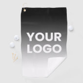 Je Logo & Moderne Bewerkbare Kleurverloop Golfhanddoek (Insitu)