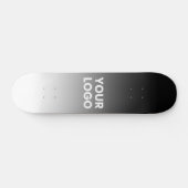 Je Logo & Moderne Bewerkbare Kleurverloop Persoonlijk Skateboard (Horizontaal)