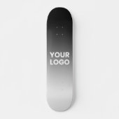 Je Logo & Moderne Bewerkbare Kleurverloop Persoonlijk Skateboard (Voorkant)