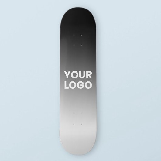 Je Logo & Moderne Bewerkbare Kleurverloop Persoonlijk Skateboard