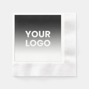 Je Logo & Moderne Bewerkbare Kleurverloop Servet