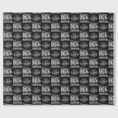 Je Logo Motivatie droom Groot zwart bedrijf Cadeaupapier (Vlak)