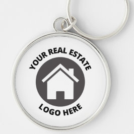 Je Logo onroerend goed hier Sleutelhanger