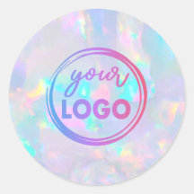 je logo op pastel opal gemstone