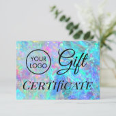 je logo optioneel cadeaubon (Staand voorkant)