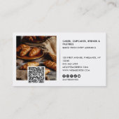 Je Logo Professioneel 2 Foto's QR-code & Sociale m Visitekaartje (Achterkant)