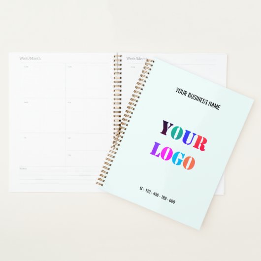 Je Logo promotionele zakelijke, eenvoudige persoon Planner (Display)