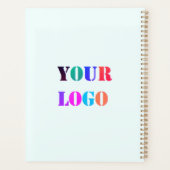 Je Logo promotionele zakelijke, eenvoudige persoon Planner (Achterkant)