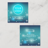 je logo salon en spa vierkant visitekaartje (Voorkant / Achterkant)