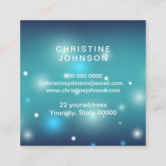 je logo salon en spa vierkant visitekaartje (Achterkant)